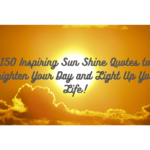 Sun Shine Quotes