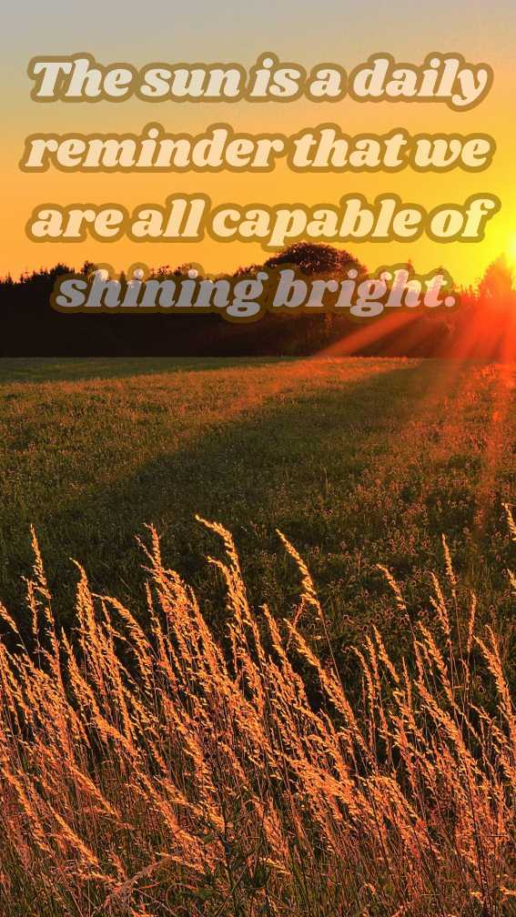 Sun Shine Quotes